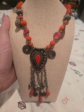 Bohemian, Tribal, or Egyptian Revival. necklace
